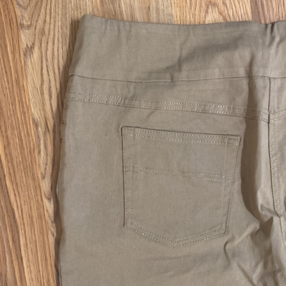 WESTBOUND Pull On Pants Stretchy Casual Tan Womens 16 - Picture 7 of 8